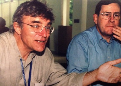 Kai Kjær-Hansen under én af mange passionerede meningsudvekslinger. Her er det under en LCJE-konference i New York i 1999.