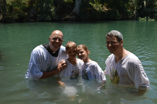 Dåb i Jordanfloden